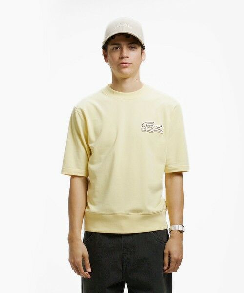 LACOSTE / ラコステ スウェット | オーバーサイズクロックエンブレム 半袖スウェット | 詳細15