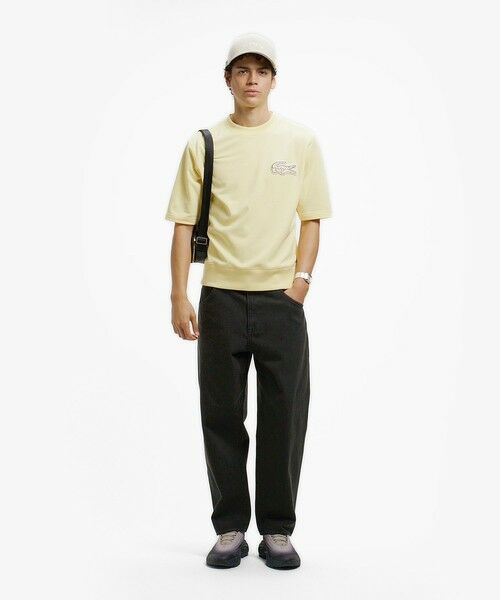 LACOSTE / ラコステ スウェット | オーバーサイズクロックエンブレム 半袖スウェット | 詳細19