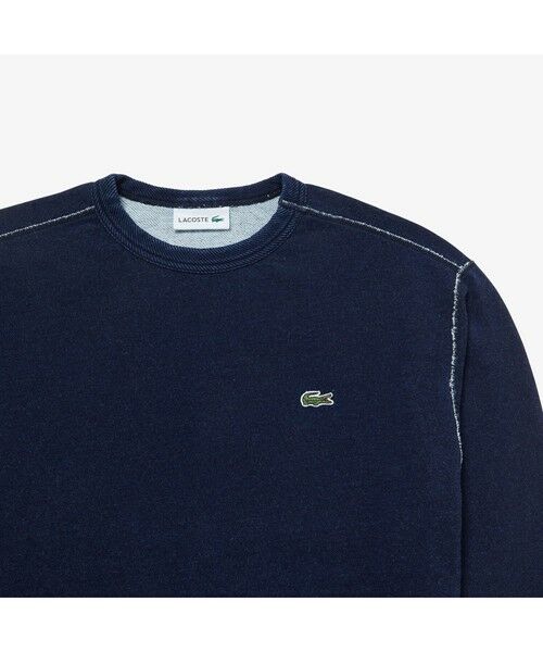 LACOSTE / ラコステ スウェット | レギュラーフィット プレミアムコットン インディゴクルーネックスウェット | 詳細7