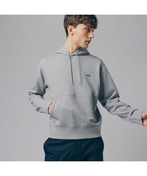 LACOSTE パーカー グレー-siegfried.com.ec