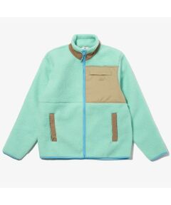 LACOSTE L!VEパネル配色フリースジャケット