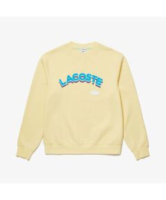 LACOSTE L!VE 3Dアーチネームクルーネックスウェット