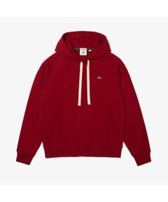 LACOSTE L!VEメタルワニロゴバッジスウェットパーカ