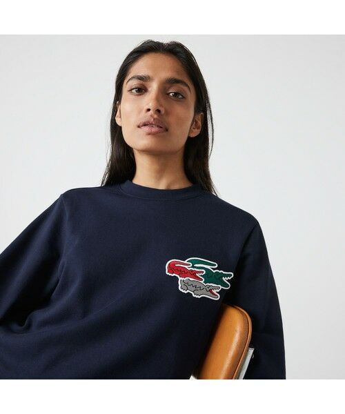 LACOSTE / ラコステ スウェット | マルチクロックエンブレムオーガニックコットンスウェットシャツ | 詳細4