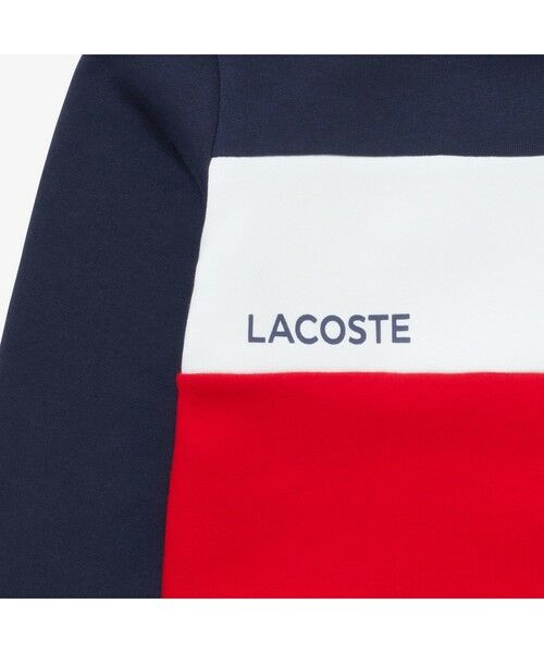 LACOSTE / ラコステ パーカー | トリコロールカラーブロックKIDSプロオーバーフーディ | 詳細8