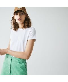 LACOSTE L!VEワントーンジャカードニットTシャツ