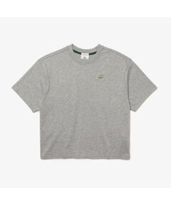 LACOSTE L!VEレディースメタルバッジTシャツ