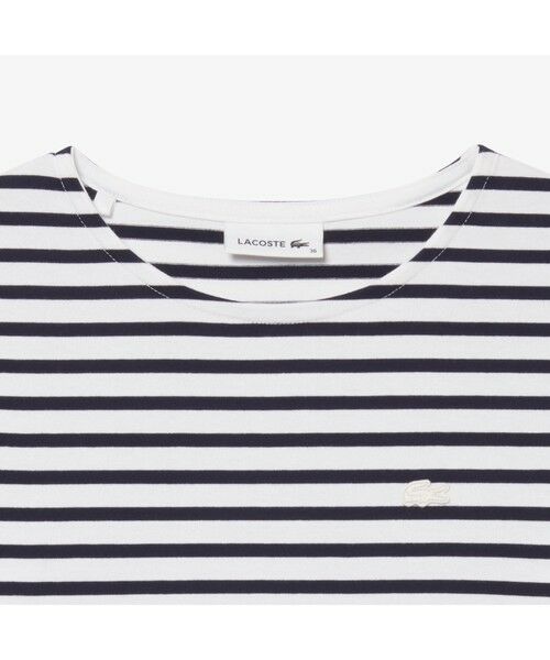 LACOSTE / ラコステ Tシャツ | 7分袖ボーダーTシャツ | 詳細5