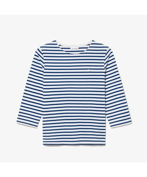 LACOSTE / ラコステ Tシャツ | 7分袖ボーダーTシャツ | 詳細10