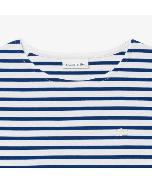 LACOSTE / ラコステ Tシャツ | 7分袖ボーダーTシャツ | 詳細11