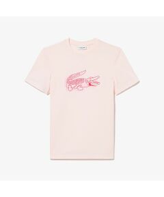 ステッチ＆プリント ラージクロックTシャツ