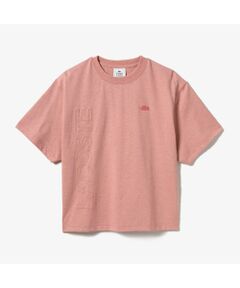 LACOSTE L!VE ネームステッチボックスTシャツ