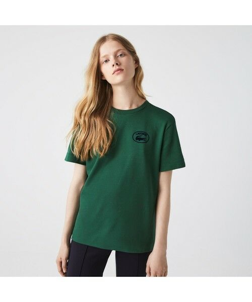 LACOSTE / ラコステ Tシャツ | フロックプリント半袖Tシャツ | 詳細1