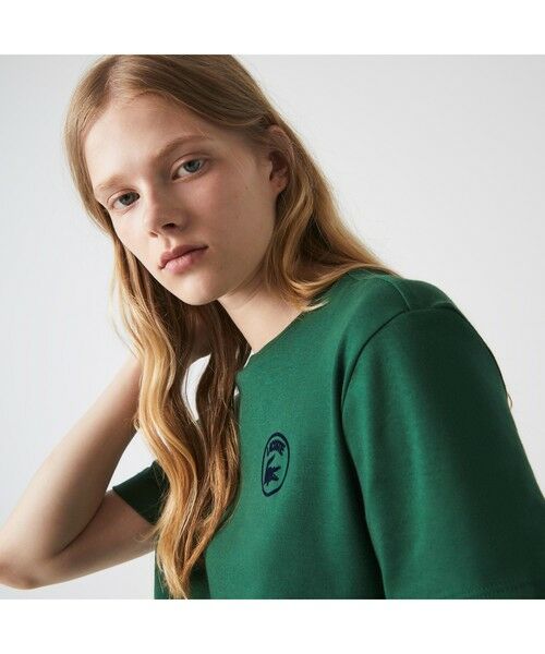 LACOSTE / ラコステ Tシャツ | フロックプリント半袖Tシャツ | 詳細3