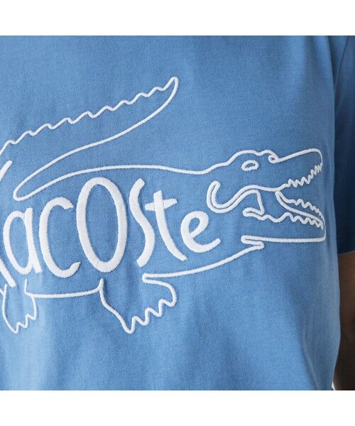 LACOSTE / ラコステ Tシャツ | ヘリテージビッグロゴ刺しゅうTシャツ | 詳細7