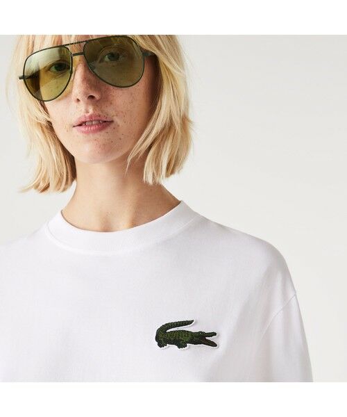 LACOSTE / ラコステ Tシャツ | オーガニックコットンルーズフィットリアルクロコTシャツ | 詳細4