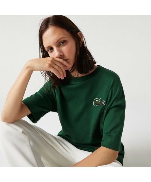 LACOSTE / ラコステ Tシャツ | オーガニックコットンルーズフィットリアルクロコTシャツ | 詳細11