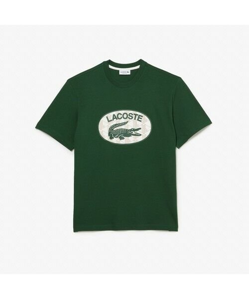 LACOSTE / ラコステ Tシャツ | モノグラムモチーフラコステプリントTシャツ | 詳細1