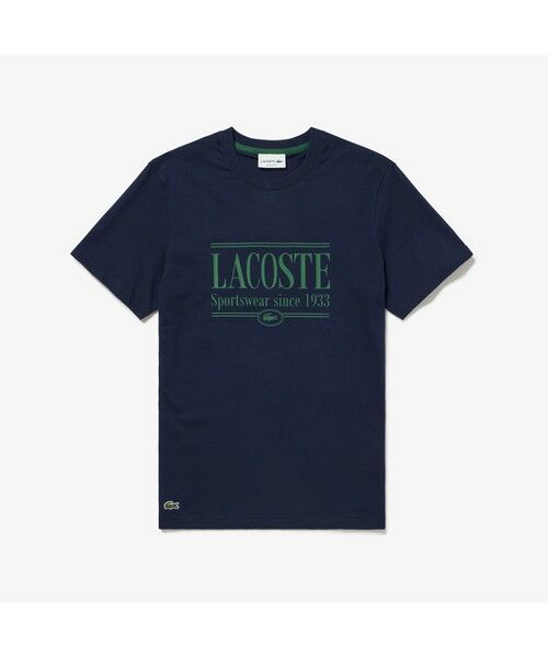 LACOSTE / ラコステ Tシャツ | 【EC限定】ラコステタイポグラフィTシャツ | 詳細1