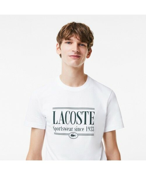 LACOSTE / ラコステ Tシャツ | 【EC限定】ラコステタイポグラフィTシャツ | 詳細20