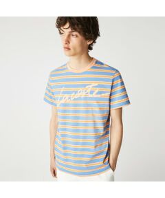 シグネチャープリントボーダーTシャツ