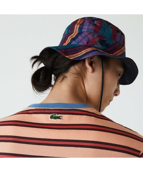 LACOSTE / ラコステ Tシャツ | シグネチャープリントボーダーTシャツ | 詳細7