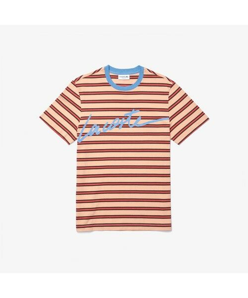 LACOSTE / ラコステ Tシャツ | シグネチャープリントボーダーTシャツ | 詳細8