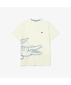 オーガニックコットンビッグワニロゴプリントTシャツ