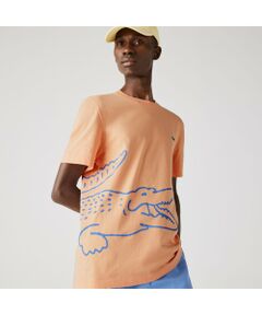 オーガニックコットンビッグワニロゴプリントTシャツ