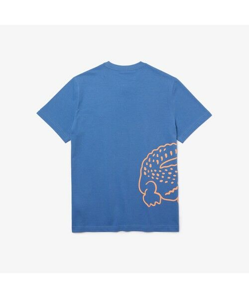 オーガニックコットンビッグワニロゴプリントTシャツ