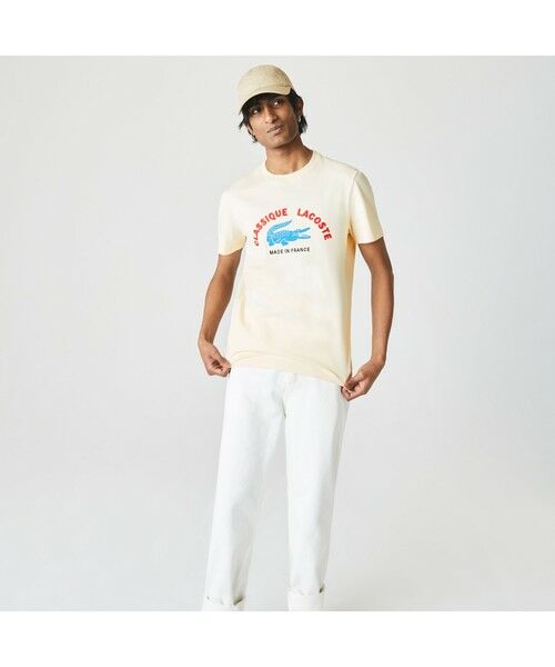 LACOSTE / ラコステ Tシャツ | カレッジロゴオーガニックコットンTシャツ | 詳細1