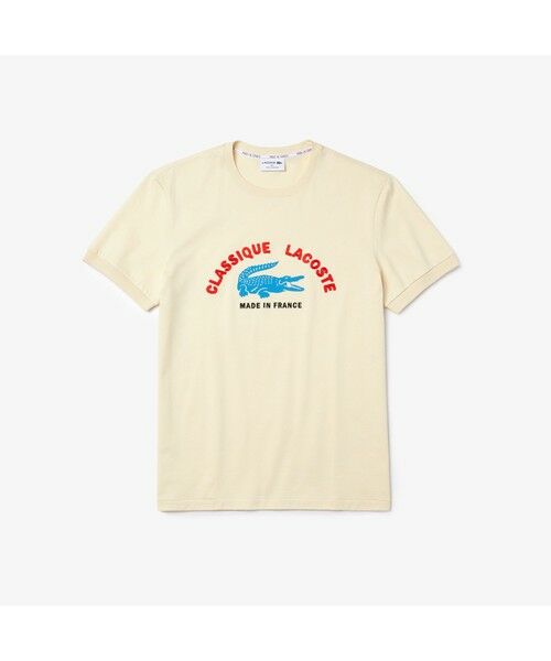 LACOSTE / ラコステ Tシャツ | カレッジロゴオーガニックコットンTシャツ | 詳細4