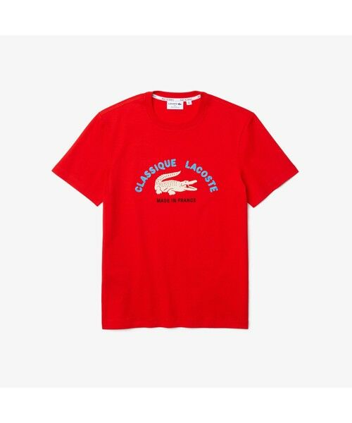 LACOSTE / ラコステ Tシャツ | カレッジロゴオーガニックコットンTシャツ | 詳細12