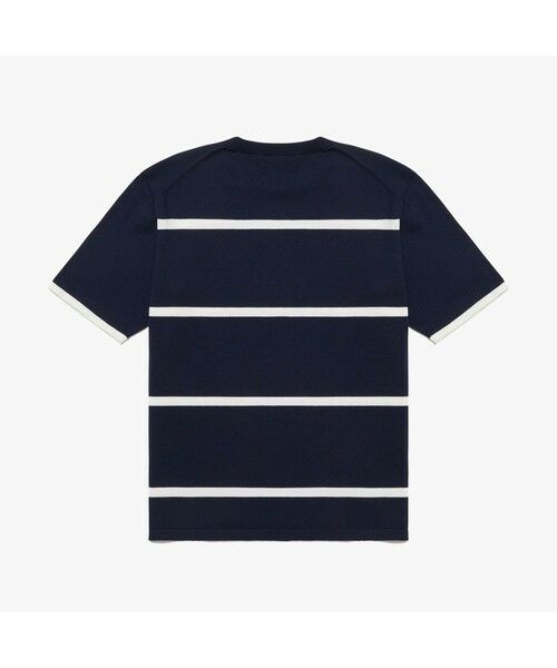 LACOSTE / ラコステ Tシャツ | クールマックスニットボーダーTシャツ | 詳細4