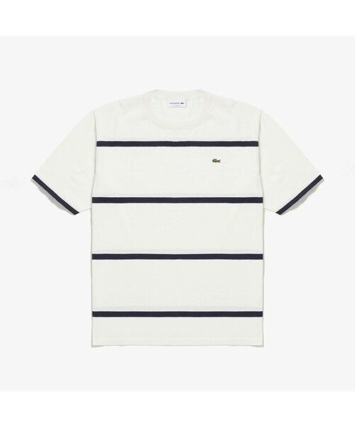 LACOSTE / ラコステ Tシャツ | クールマックスニットボーダーTシャツ | 詳細11