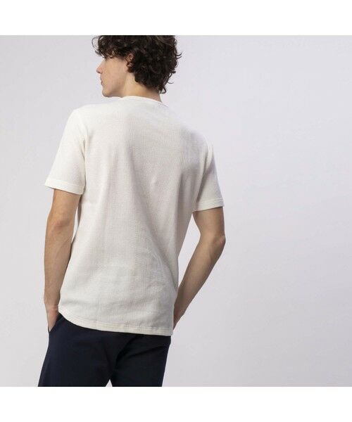 LACOSTE / ラコステ Tシャツ | コットン×リネンワッフルTシャツ | 詳細4