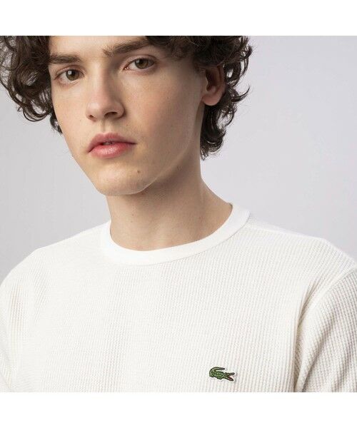 LACOSTE / ラコステ Tシャツ | コットン×リネンワッフルTシャツ | 詳細5