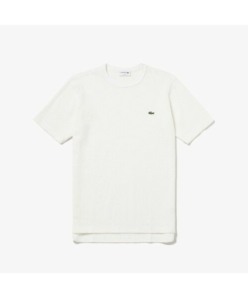 LACOSTE / ラコステ Tシャツ | コットン×リネンワッフルTシャツ | 詳細6