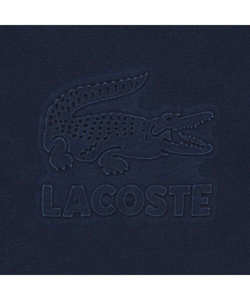 LACOSTE / ラコステ Tシャツ | エンボスグラフィックインディゴ鹿の子地Tシャツ | 詳細12