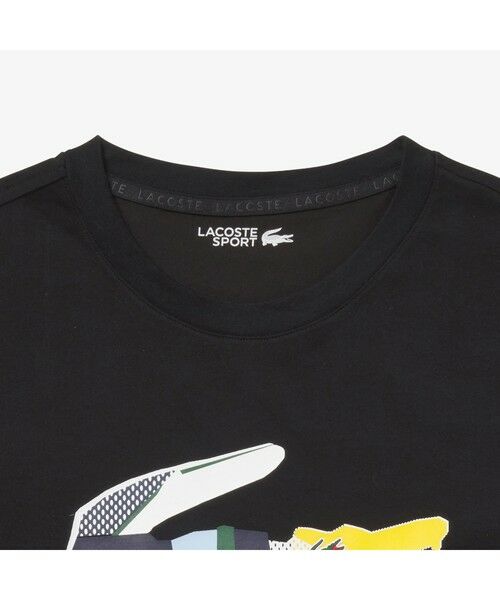 LACOSTE / ラコステ Tシャツ | パッチワーク風クロックプリントウルトラドライTシャツ | 詳細2