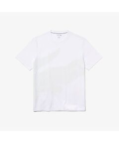 ビッグクロコプリントコットンクルーネックTシャツ