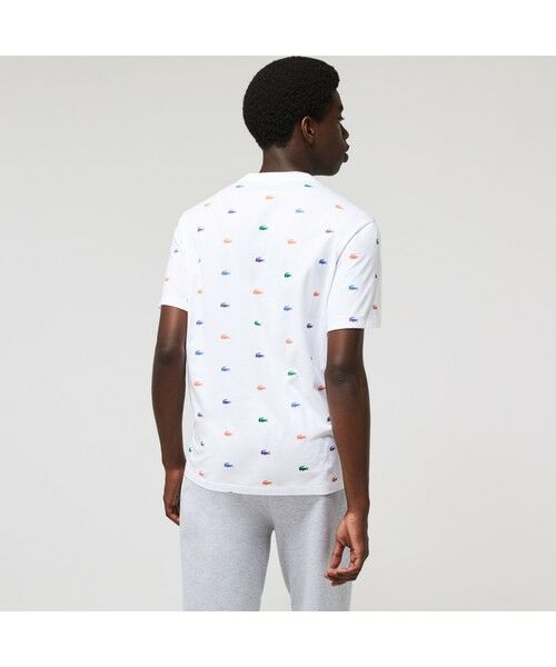 LACOSTE / ラコステ Tシャツ | クロコダイルドットマルチカラープリントTシャツ | 詳細2