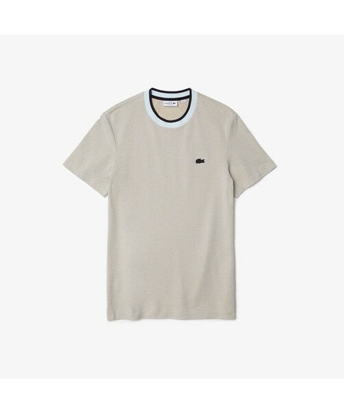 LACOSTE / ラコステ Tシャツ | ボーダーネック鹿の子地Tシャツ | 詳細8