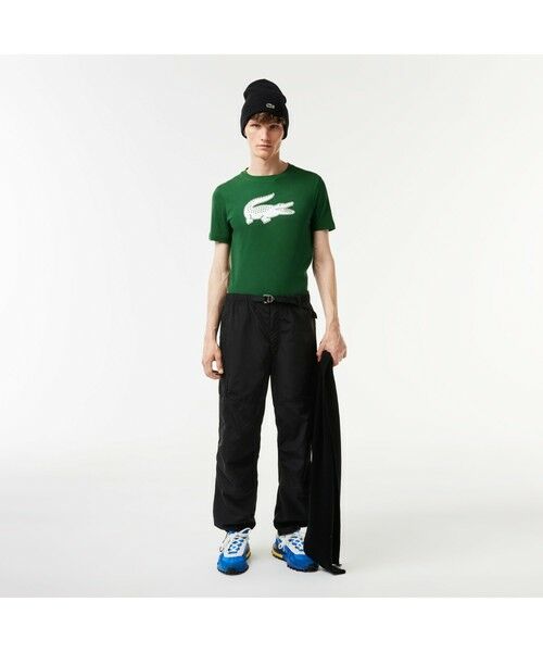 LACOSTE / ラコステ Tシャツ | コットンブレンドウルトラドライロゴプリントTシャツ | 詳細3