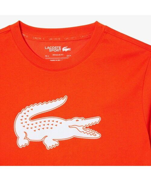 LACOSTE / ラコステ Tシャツ | コットンブレンドウルトラドライロゴプリントTシャツ | 詳細6