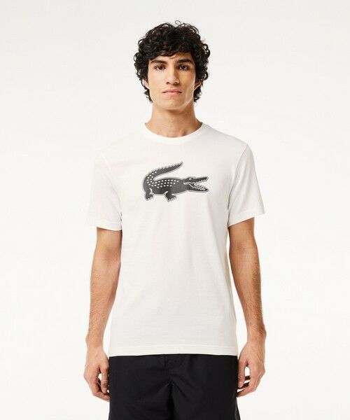 LACOSTE / ラコステ Tシャツ | コットンブレンドウルトラドライロゴプリントTシャツ | 詳細8