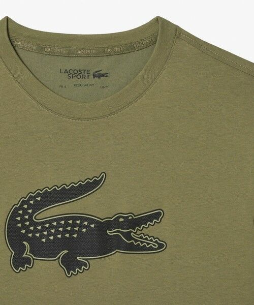 LACOSTE / ラコステ Tシャツ | コットンブレンドウルトラドライロゴプリントTシャツ | 詳細14