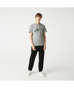 スクリプトブランドネームロゴプリントTシャツ