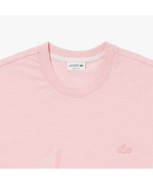 LACOSTE / ラコステ Tシャツ | オーバーサイズプリント鹿の子地Tシャツ | 詳細7