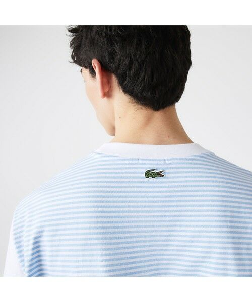 LACOSTE / ラコステ Tシャツ | ラコステライブ スリーブ切り替えボーダーTシャツ | 詳細3